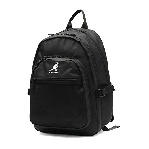 Kangol Backpack, Embroidered Logo, Mesh Pocket, 2 Layers, Lightweight, Multi-functional, Can Store a PC, White