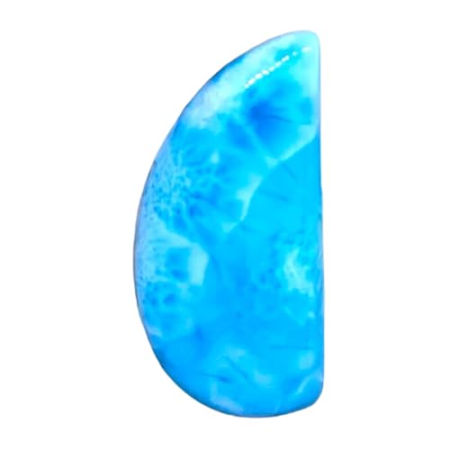 Larimar naturel 38mm pour collier artisanal style bohème et chic
