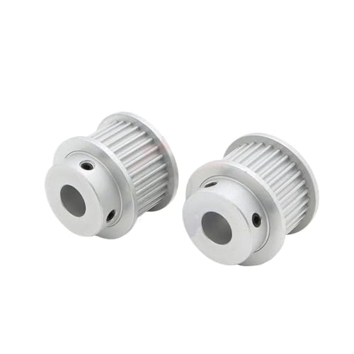 Poulie synchrone HTD5M 32 dents usinée pour courroies 15mm et guidage de précision