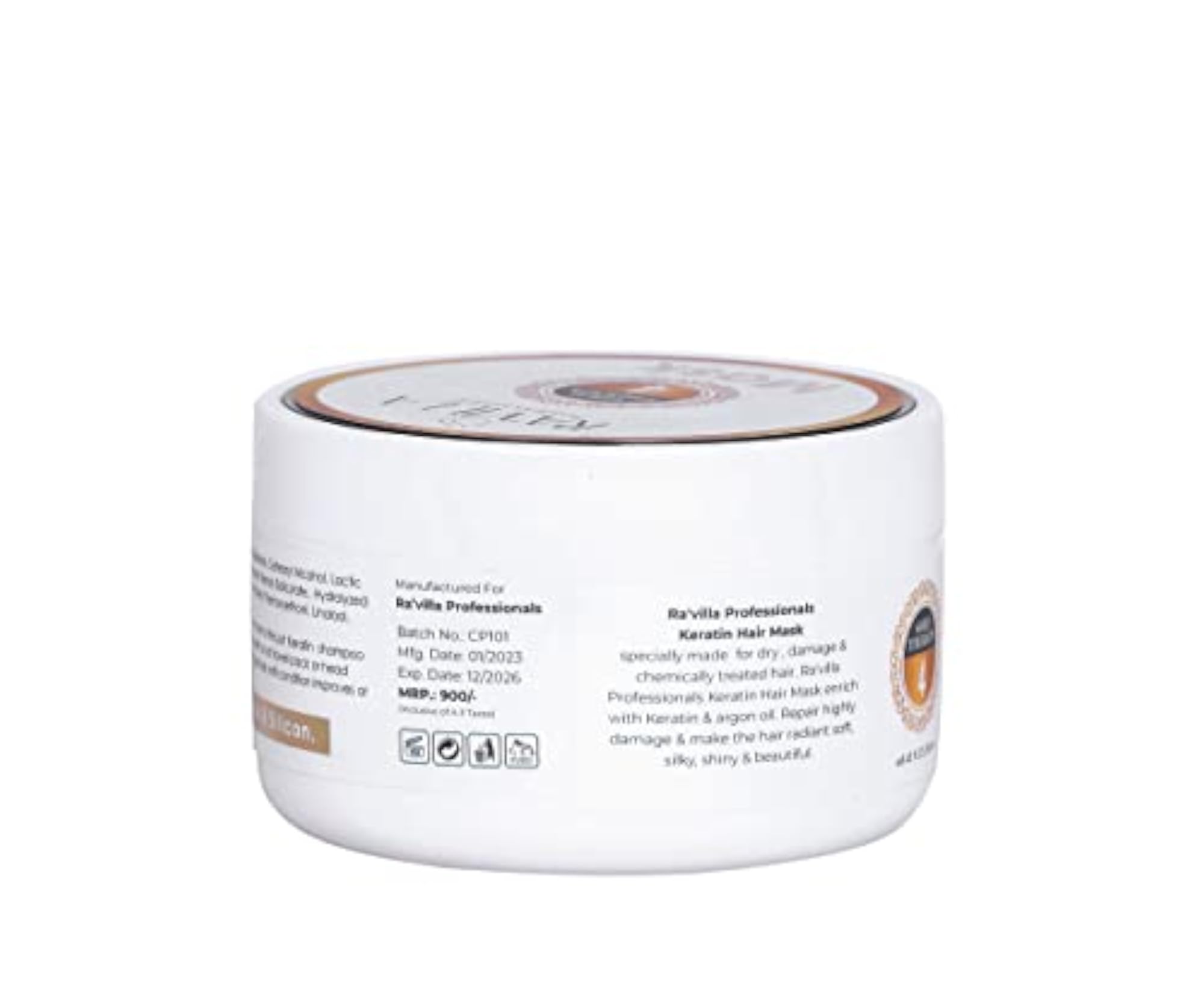 Keratin Protein Hair Mask, Nourishing Treatment