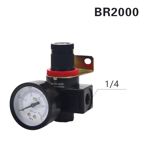 Régulateur de pression BR2000 décompression pneumatique taraudage G1/4 - 2