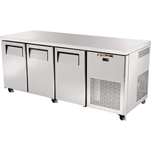 Winware True-Theke mit 3 Türen, Gastronorm-Gefrierschrank.