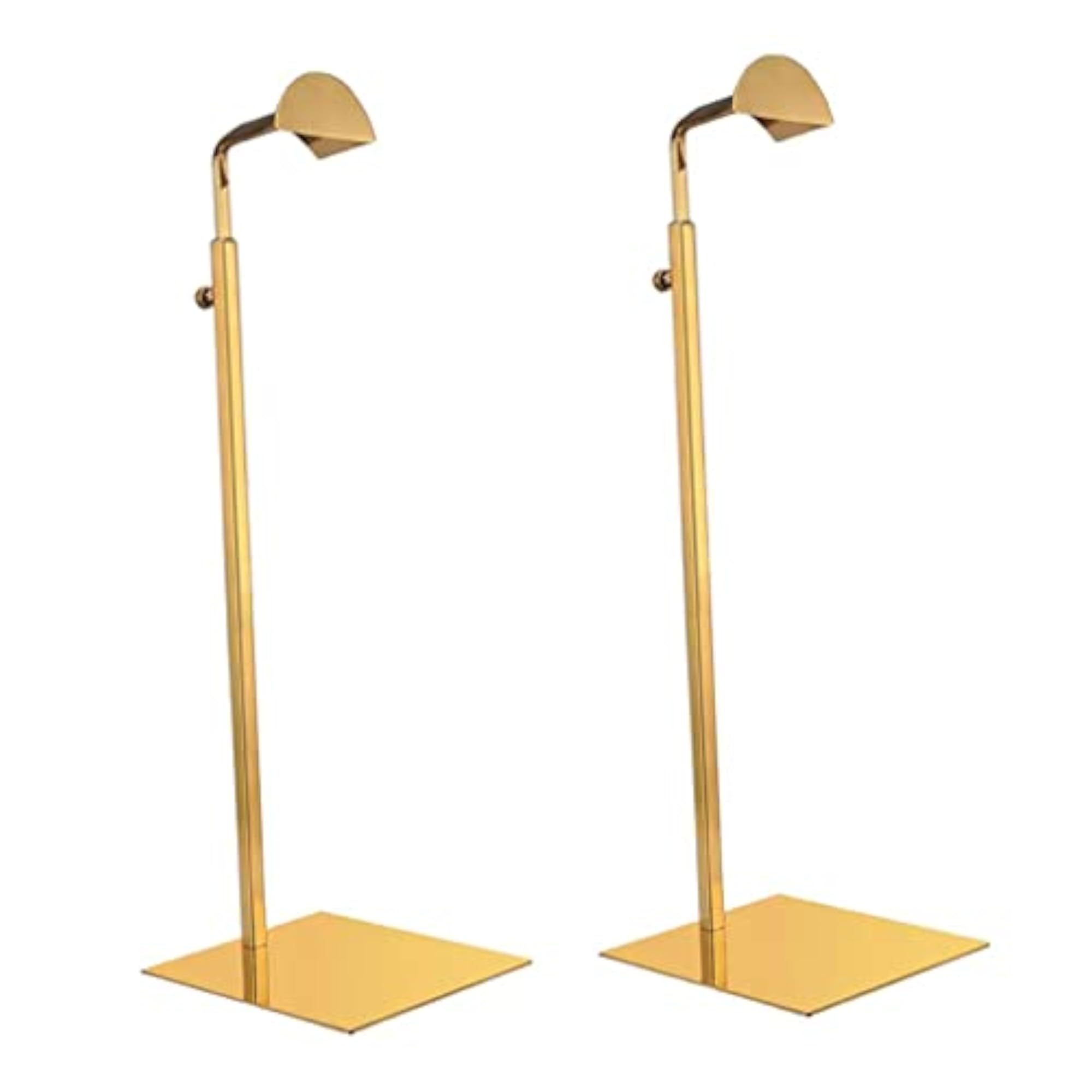 Height Adjustable Display Stand Rack Holder for Handbags, Golden