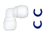 Supco SPFE516 Union Elbow 5/16 Inch - Quick Connect Water Line Connectors for PPM0308W (1-Pack)