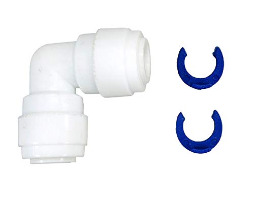 Supco SPFE516 Union Elbow 5/16 Inch - Quick Connect Water Line Connectors for PPM0308W (1-Pack)