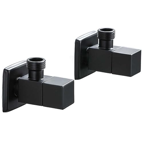 Vanne d'angle acier inoxydable 1/2 pour robinet d'arrêt d'eau de douche - 3