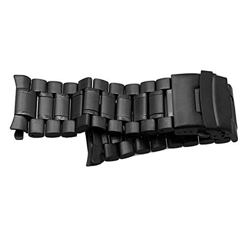 Correa de reloj 24 mm de acero inoxidable para sustituir bandas gastadas