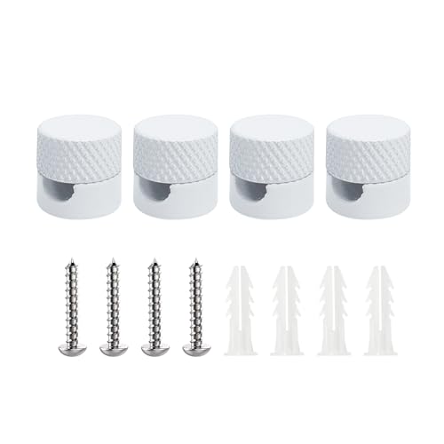 smartect Aluminium Wall and Ceiling Pins [4 Pieces, Corrugated