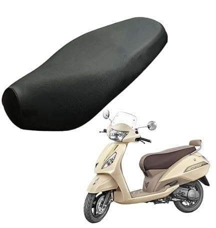 Jupiter Old Scooty Seat Cover for Jupiter 110 Old, PU Leather Waterproof Durable, Protect from Rust and Dust, Black-image-17