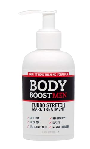 Body Boost Men Turbo Stretch Mark Treatment- Stretch Mark and Scar Treatment for Bodybuilding