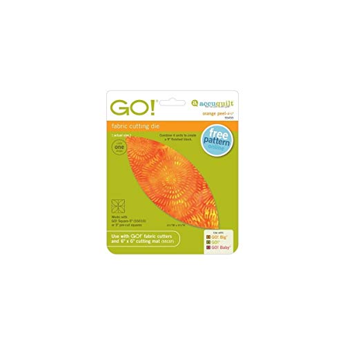 Accuquilt 55455 Orange Peel Go! Fabric Cutting Dies thumb #1