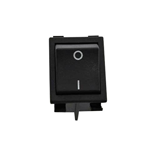 Miller 208550 Switch, Rocker Dpst 16A 250Vac On-Off Blk Panel MTG