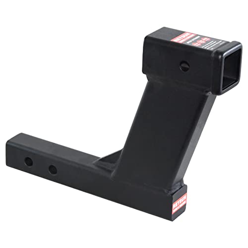 Reysun 864081 Trailer Hitch Extender With 10-Inch Riser/Drop, 2 Inch Hitch Receiver, Solid Shank, 10000Lbs Capacity #TOP3
