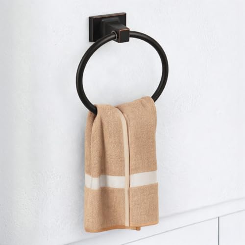 Image of Design House 539239 Millbridge Classic Towel Ring for Bathroom Oil Rubbed Bronze