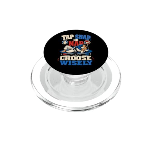 PopSockets Jiu Jitsu Snap Or Nap cadeau humour MagSafe pour grappler