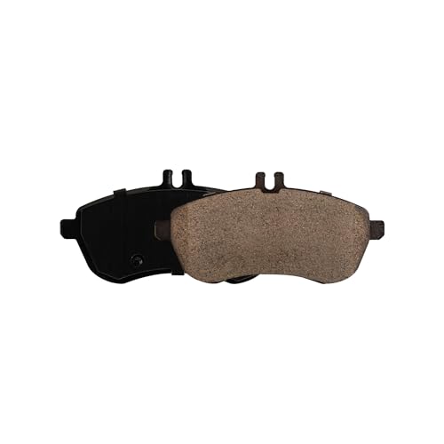 Image of Detroit Axle - Front Brake Pads for 2010-2015 Mercedes-Benz C250 2008-2012 C300 2012-2015 SLK250 Ceramic Brake Pads with Hardware Replacement