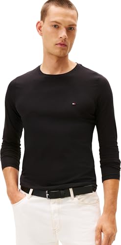 Tommy Hilfiger Homme T-shirt de sport, Noir, XXL