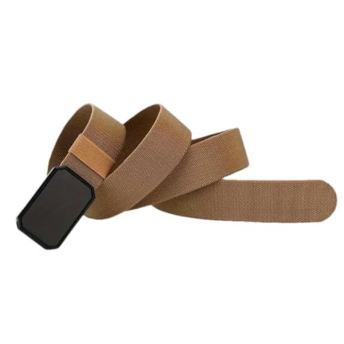 Men's Elastic Belt Quick Release, Stretch Nylon Web Belts with Quick Release Buckle for Jeans Pants Shorts