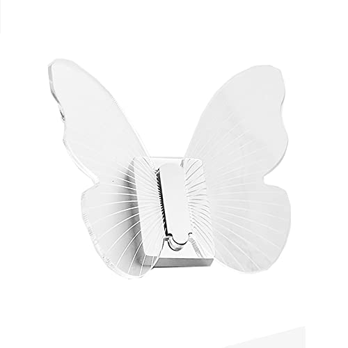 Haguka 1 Pieces Acrylic Brass Hook Coat Transparent Hooks No Punching Paste Wall Mounted Hooks Hat Rack Robe Hook Decorative Hooks Single Organizer For Hat cover