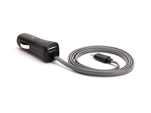 Griffin GC39941 Chargeur de téléphones Portables Auto - Chargeurs de téléphones Portables (Auto, Allume-Cigare, 5 V, 2,4 A, 0,9 m)