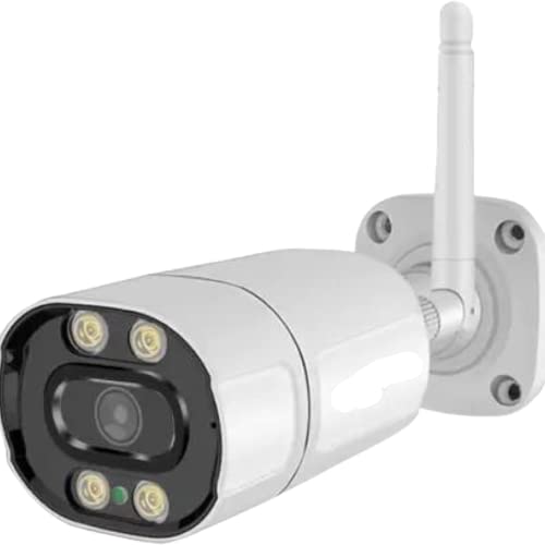 Maizic Smarthome Mini Smart 4G Sim3 MP Bullet Camera 1080P Full HD SD Card Recording Colored Night Vision IP66 Waterproof All Weatherproof Motion Detection, CCTV Home Security Camera