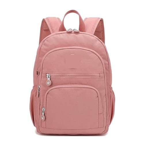 Sac à dos d'école rose en nylon pour les cours et sorties des filles