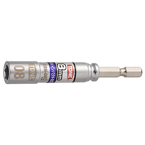 TONE Bit Socket for Electric Drill 2BN-08C 1/4