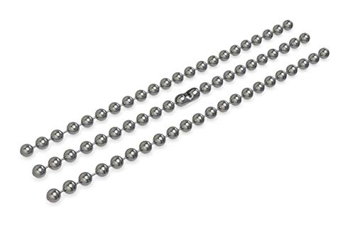 Dog Tag Surplus Stainless Steel Ball Chain Necklace, 8.0mm - 36 Inch - Made in USA