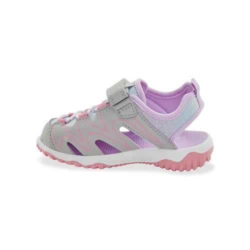 Carter's unisex child KWANDO Sandal Grey 4 Toddler by Carter's - Used condition - Image 2