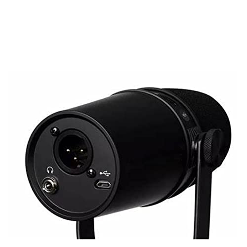 Microphone MV7 dynamique USB en métal pour enregistrement et streaming
