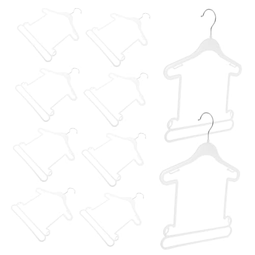 VILLFUL Plastic Baby Hangers 10 Pack Boys and Girls Hangers for Children's Clothing and Swimsuits