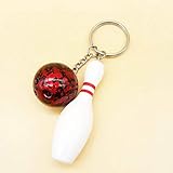 MINTUAN Design Bowling Metall Schlüsselbund Auto Schlüsselanhänger Schlüsselring Sport Schlüsselring Anhänger Für Mann Frauen Geschenk Großhandel