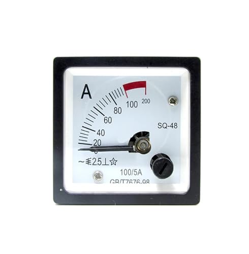 Ampèremètre CA SQ-48 calibre 1 A boîtier carré 48 mm pour tableau - 4