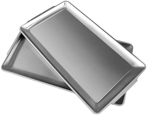 2 Pcs 304 Stainless Steel Serving Platters, 14.2