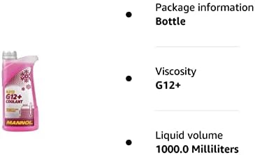 1L Coolant Antifreeze G12+ RED Ready Mixed Long Life