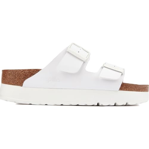 Birkenstock 1027416 Papillio Platform Sandale Vegan Weiss, Weiss, Gr. 41