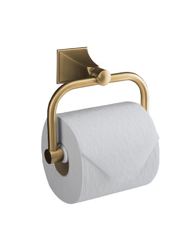 KOHLER K-490-BV Memoirs Toilet Tissue Holder with Stately Design, Vibrant Brushed Bronze