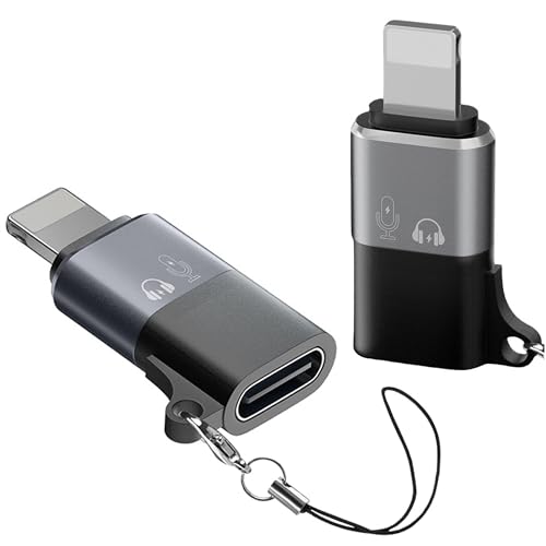 URANT USB C to Lightning Adapter,Type C to Lightning Adapter,Suitable for Connecting Wireless Microphones,USB Flash Drives,Speakers,Card Readers,Mice,Keyboards and Other Devices