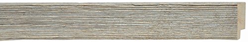 Picture Frame Moulding (Wood) 100ft bundle - Distressed/Aged Contrast Grey Finish - 1.5