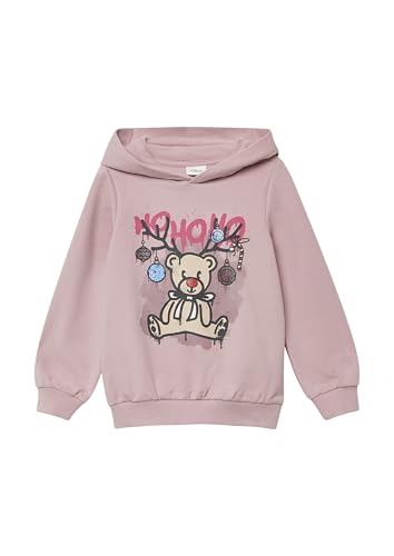 Sweat-shirt à capuche fille s.Oliver 2170363 en coton rose