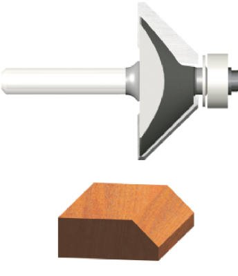 23155 1.38 in. 45 Degree Chamfer Bit