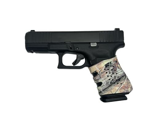 Ares Armory Tree Camo Tactical Grip Sleeve for Glock 17 19 19x 20 21 22 23 25 31 32 34 35 37 38 41 43x 44 45 48 and V Models 17V 19V 19xV 20V 21V 23V