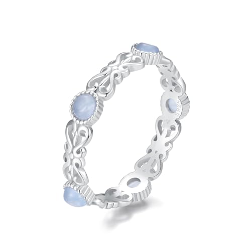 Topaze Bleue de Londres bague argent 925 le cadeau d'anniversaire idéal