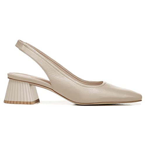 Image of Juliet Holy Women's Slingback Low Chunky Heels Pumps Closed Square Toe Block Heel Slip On Party Dress Work Shoes