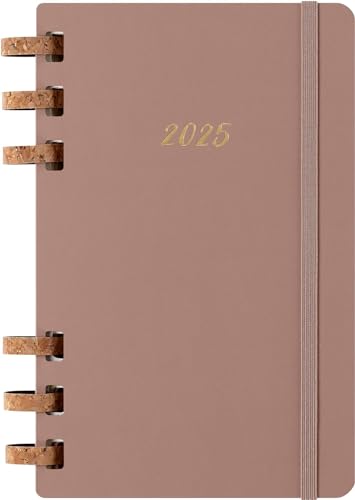 Moleskine Spiral 12 Month 2025 Solar Year Planner, Hard Cover,