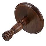 SMASOLO Soporte para Maniquí de Costura Vintage de Madera Maciza, Base Redonda Pequeña Color Antiguo, Compatible Maniquí Femenino y Masculino para Exhibición en Tiendas de Ropa