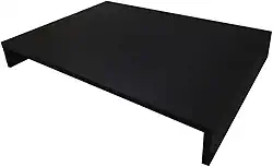 Tampa para Fogão 4 Bocas mesa de vidro 48x56cm em MDF Preto