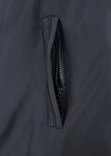 Chaqueta parka de hombre contra el frío invernal abrigo informal negro Evoga #A1 XXXL 2