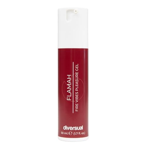 Diversual Flamah, Gel Estimulador, Efecto Calor y Vibración (50 ml)