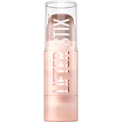 Maybelline New York Lifter Stix Multi Use Face Stick Contour Bronzer Concealer and Foundation Stick With Cranberry Seed Oil 75
